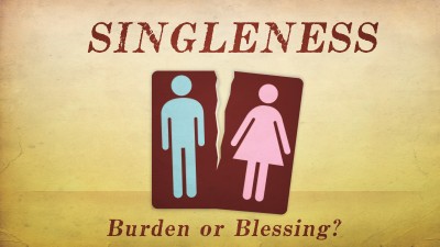 Singleness Burdern Blessing WIDE