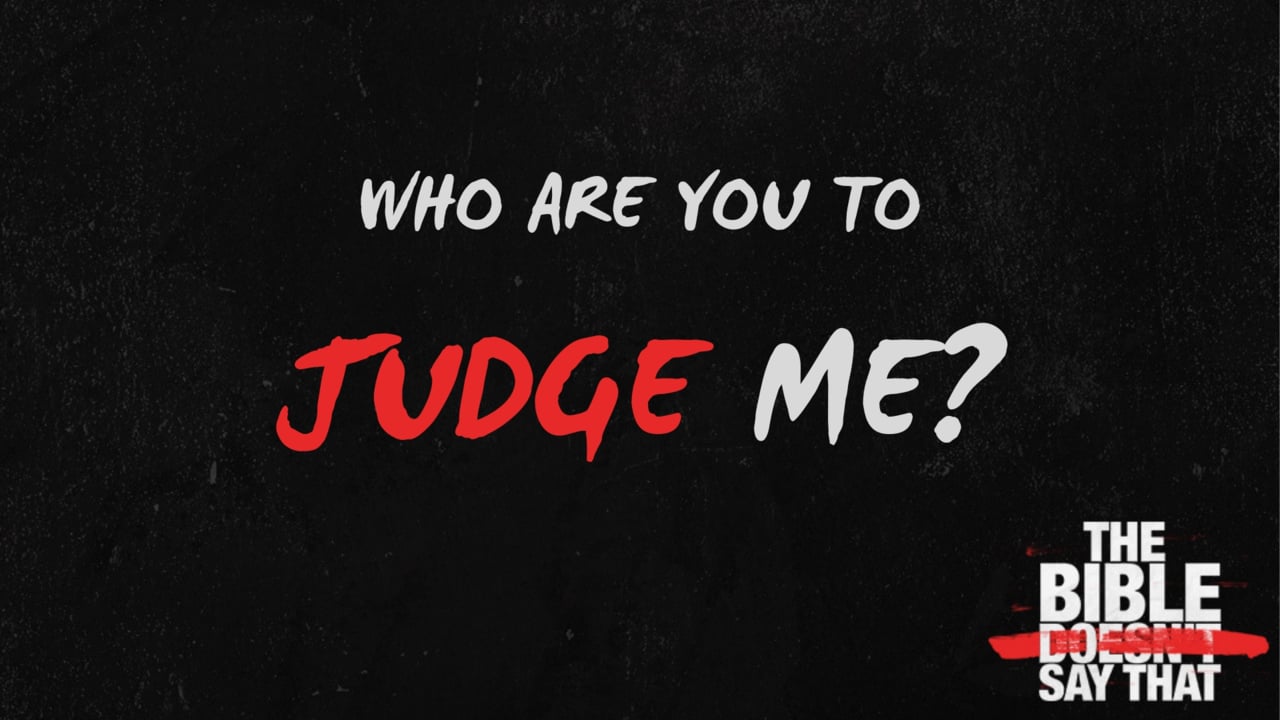 2 17 19 WHO ARE YOU TO JUDGE ME Westside Christian Fellowship